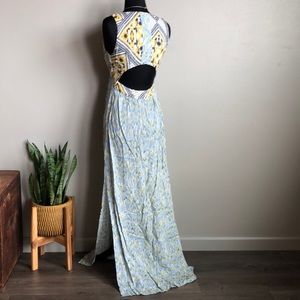Zara Maxi Open Back Grecian Dress